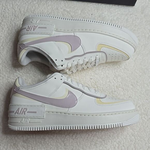 NIB Nike Air Force 1 Low Shadow Sail Platinum Violet (Women's) Size 12 - Picture 8 of 11